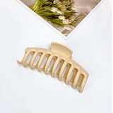 Large Matte Geometric Hair Claw Clips for Women