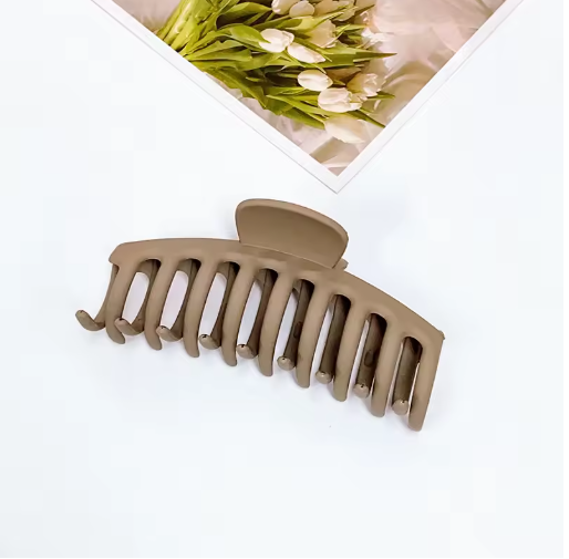 Large Matte Geometric Hair Claw Clips for Women
