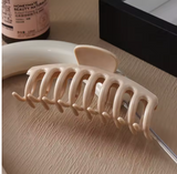 Large Matte Geometric Hair Claw Clips for Women
