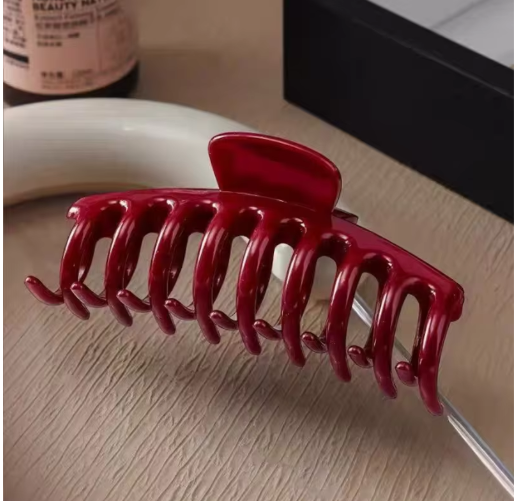 Large Matte Geometric Hair Claw Clips for Women
