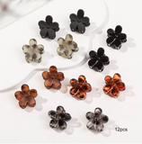 Mini Flower Hair Clips Pack – Creaseless Claw Clips