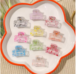 Mini Flower Hair Clips Pack – Creaseless Claw Clips