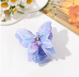 3D Butterfly Acetate Claw Hair Clip – Medium Multicolor