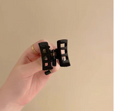 4-Pack Matte Mini Square Hair Clips
