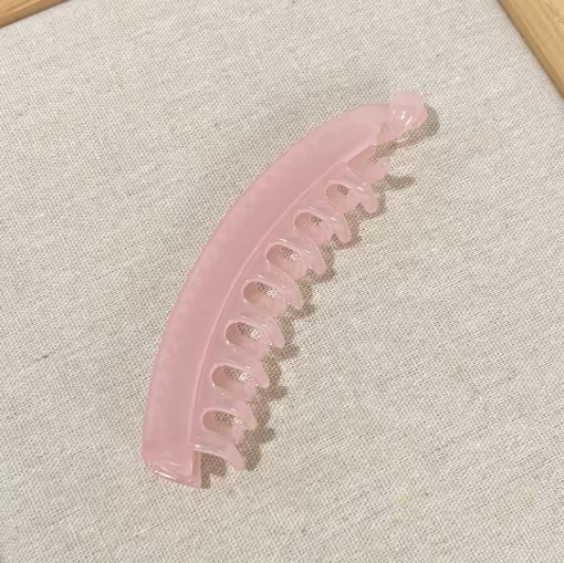 Solid Color Banana Clip Hairpin – Fish Shape Hair Claw