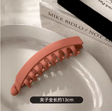 Solid Color Banana Clip Hairpin – Fish Shape Hair Claw