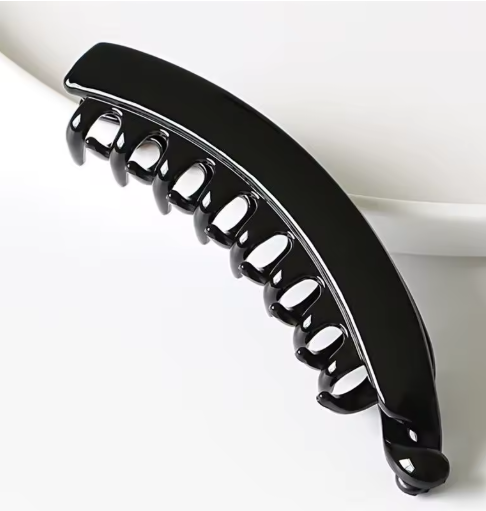 Solid Color Banana Clip Hairpin – Fish Shape Hair Claw