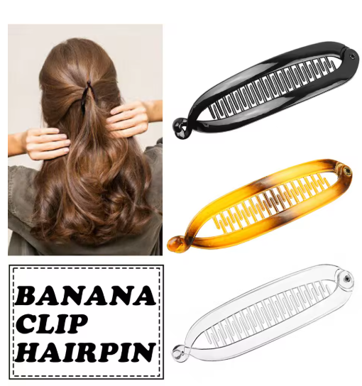 Barley Twist Banana Hair Clip 15 cm – Secure Comb Grip