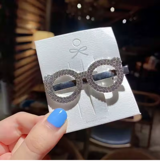 Rhinestone Crystal Rectangle Hair Clips for Weddings