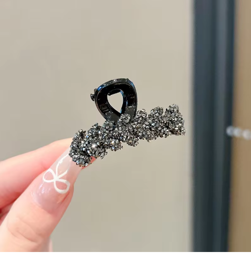 Set of 4 Crystal Wheat Ear Mini Hair Clips