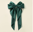 Big Bow Long Ribbon Hair Clip Barrette for Women & Girls