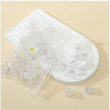 30-Pack Mini Colorful Hair Claw Clips (1.5 cm)