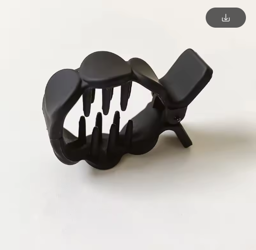 Non-Slip Frosted Mini Hair Clips for High Ponytails