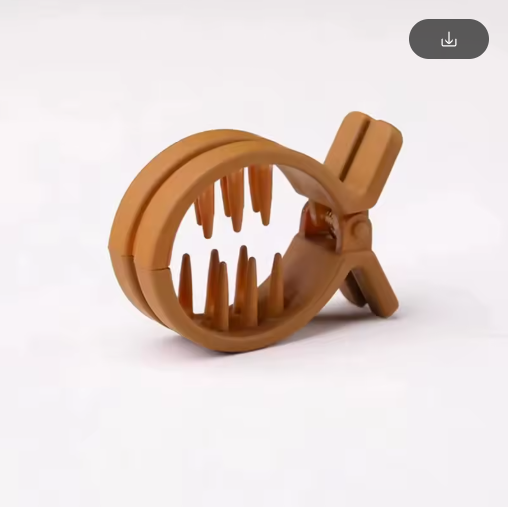 Non-Slip Frosted Mini Hair Clips for High Ponytails