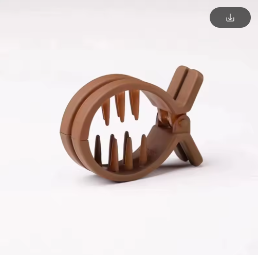 Non-Slip Frosted Mini Hair Clips for High Ponytails