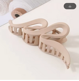 13 cm Wavy Shark Hair Clip - Matte & Clear Acrylic, Strong Hold