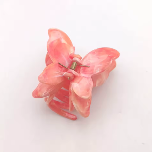 3D Butterfly Medium Hair Claw Clip – Multicolor