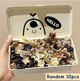 Beige Mini Hair Clips Mixed Pack (5–30 pcs)