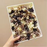 Beige Mini Hair Clips Mixed Pack (5–30 pcs)