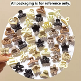 Beige Mini Hair Clips Mixed Pack (5–30 pcs)