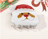 Christmas Santa Bell Hair Clip