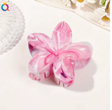 Marble Flower Claw Clips for Thin Hair – Beachy Hair Accessory