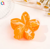 Marble Flower Claw Clips for Thin Hair – Beachy Hair Accessory