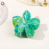 Marble Flower Claw Clips for Thin Hair – Beachy Hair Accessory