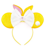 Sequin Mickey Ears Headband with Bow for Kids & Adults