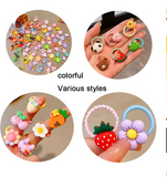 Cartoon Hair Ties for Girls – 10/20/50 Pack Cute Elastic Bands