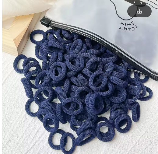 Kids Elastic Hair Bands, 20/50 Pack – Colorful, Snag-Free