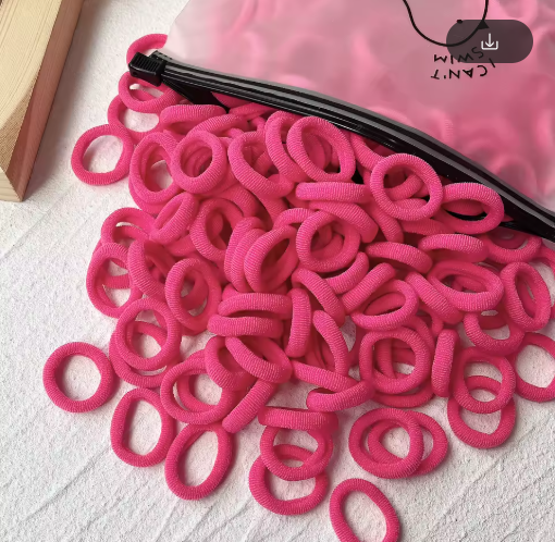 Kids Elastic Hair Bands, 20/50 Pack – Colorful, Snag-Free