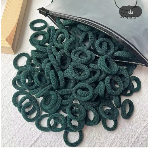 Kids Elastic Hair Bands, 20/50 Pack – Colorful, Snag-Free