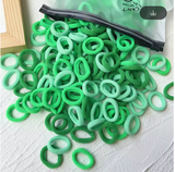 Kids Elastic Hair Bands, 20/50 Pack – Colorful, Snag-Free