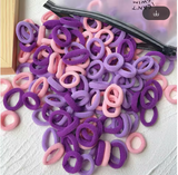 Kids Elastic Hair Bands, 20/50 Pack – Colorful, Snag-Free