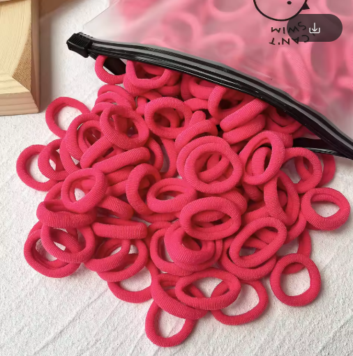 Kids Elastic Hair Bands, 20/50 Pack – Colorful, Snag-Free