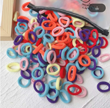 Kids Elastic Hair Bands, 20/50 Pack – Colorful, Snag-Free
