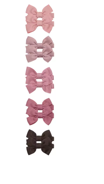 2-inch Baby Girl Hair Bow Pairs with Alligator Clips
