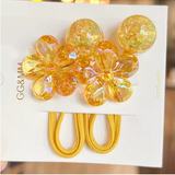 Camellia Flower Hair Ties for Girls (2-Pack)