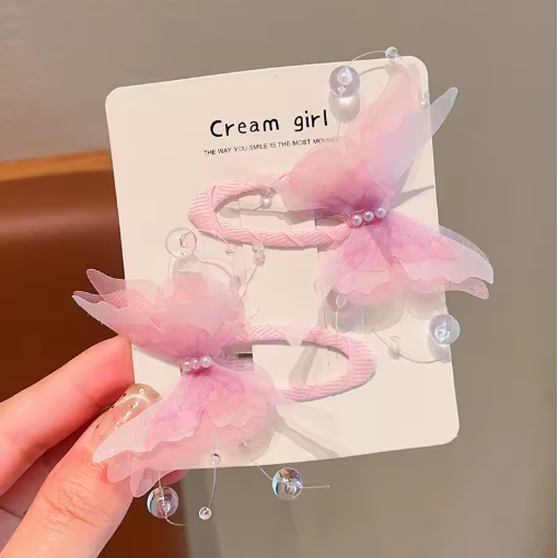 Butterfly Hair Clips for Girls (2pcs) Hanfu Style