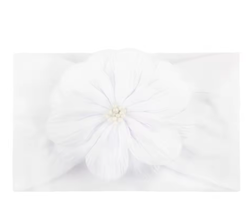 Flower Baby Headband – Soft, Elastic, 13 Colors