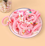 10-Pack Unicorn Hair Ties for Girls