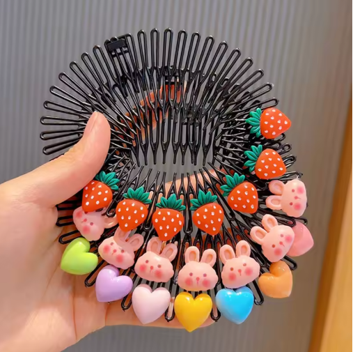 Kids Y2K Colorful Hair Accessories Set (3 pcs)