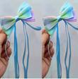 Chinese-Style Gradient Bow Tassel Hairpins | Cute Barrettes