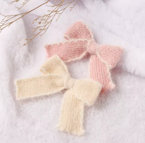 2-Pack Bow Hair Clips for Girls
