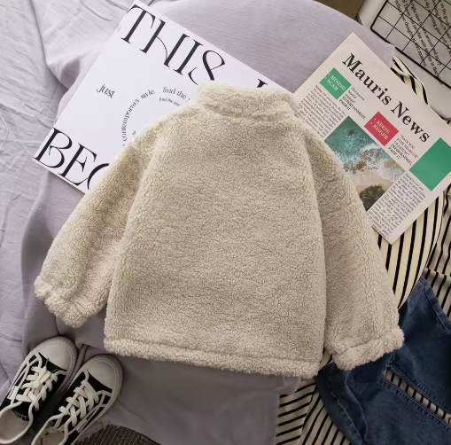 Baby Fleece Hoodie Pullover - Cute Letter, 6M-3Y