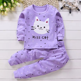 Cotton Baby Girl Pajama Set, 0-5 Years, Cartoon Casual