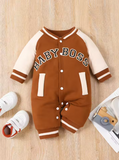 Personalized Letter Baby Boy Jumpsuit