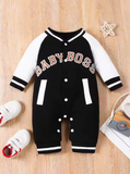 Personalized Letter Baby Boy Jumpsuit