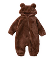 Cute Bear Baby Romper Zipper Jumpsuit 0-24 Months